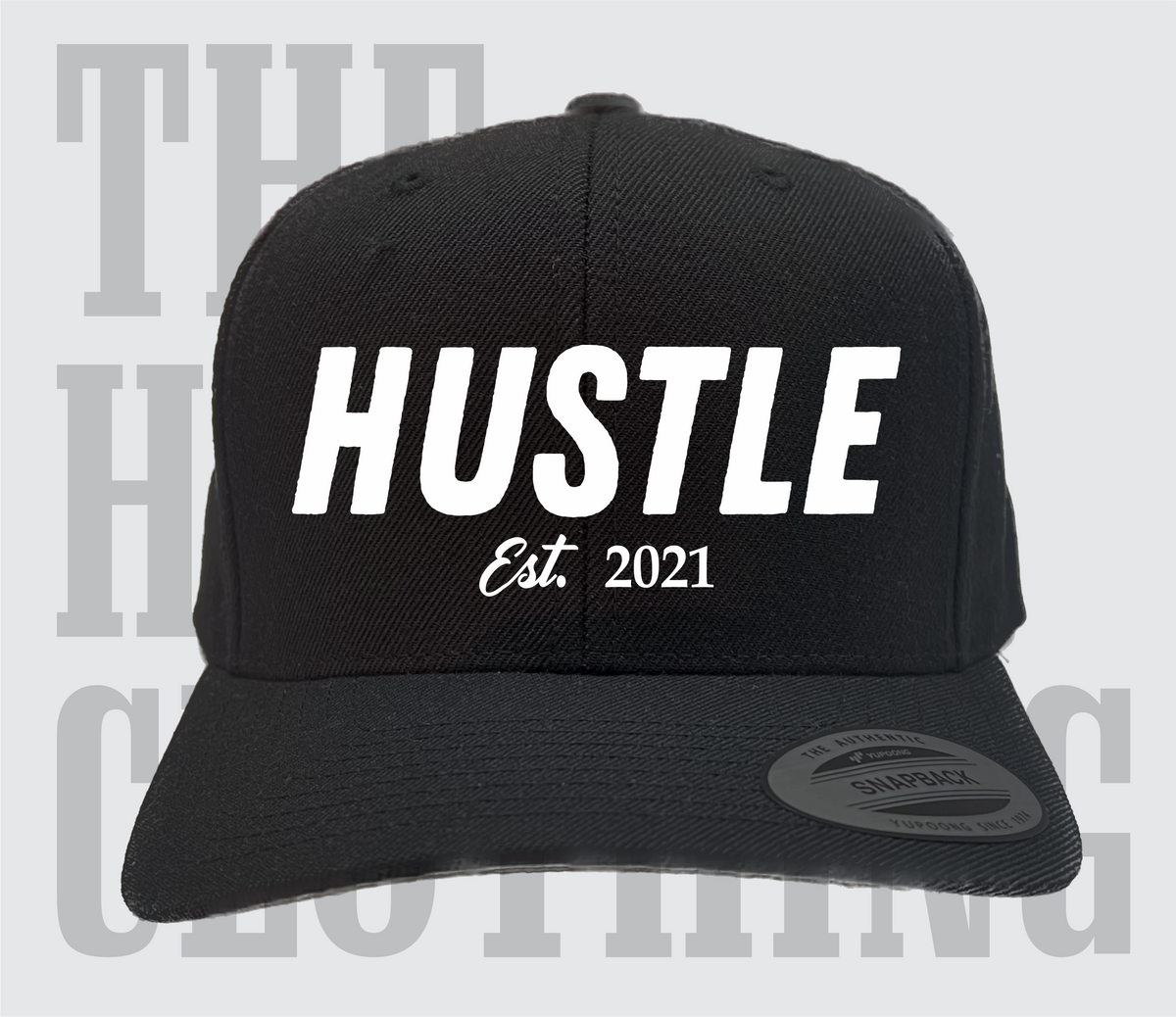 Hustle Est 2021 Black Cap