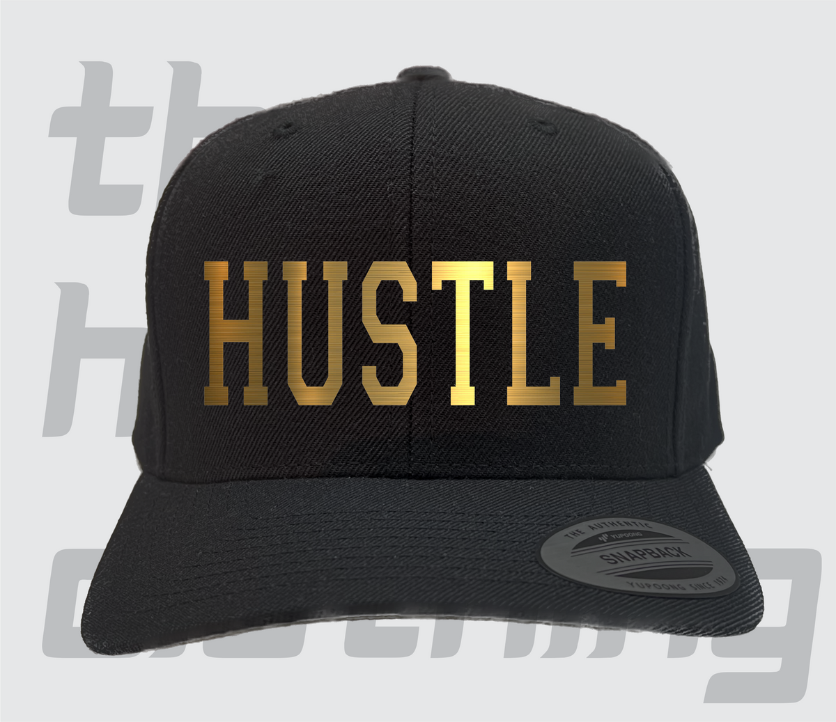 Hustle Gold Black Cap