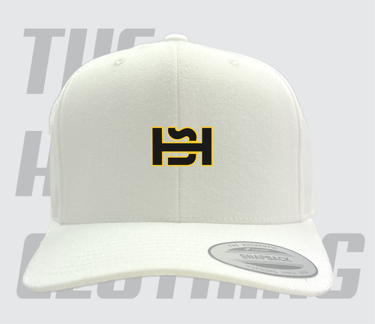 Hustle Logo White Cap