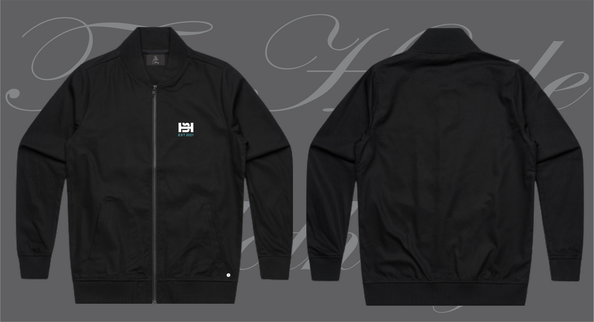 Mens Bomber Black Jacket